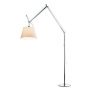 Tolomeo Mega Terra booglamp retrofit dimmer alu perkament 36