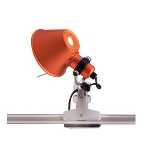 Tolomeo Micro Pinza klemlamp retrofit oranje