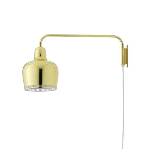 Aalto A330S wandlamp messing