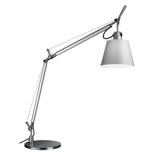 Tolomeo Basculante bureaulamp grijs satijn