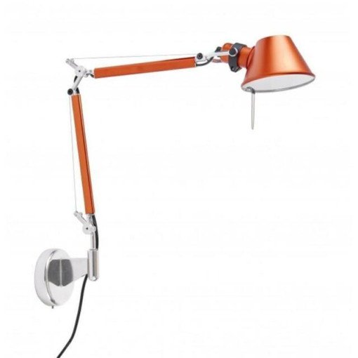 Tolomeo Micro Parete wandlamp retrofit oranje