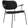 Co fauteuil gestoffeerd Sierra Army 0441 donker eiken