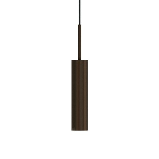 Tubulaire hanglamp Ø5,6 H24 Bronzed Brass