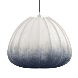 Hozuki hanglamp medium Ø50 indigo/wit