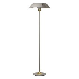 Cycnus vloerlamp taupe/goud