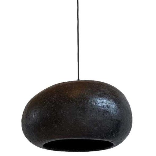 Pebble large hanglamp Coal