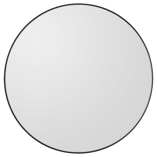 Circum spiegel Ø110 transparant/zwart