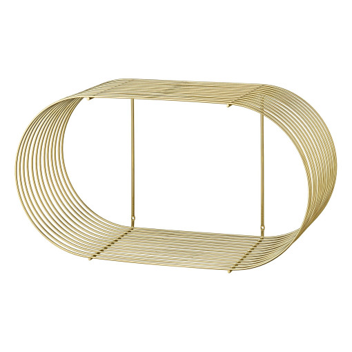 Curva wandplank 61 goud