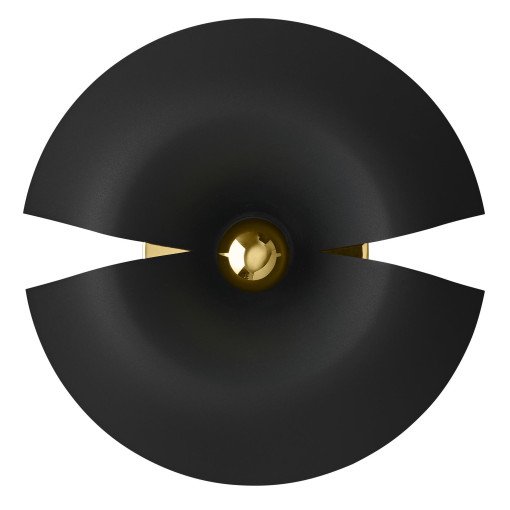 Cycnus wandlamp 30 zwart/goud