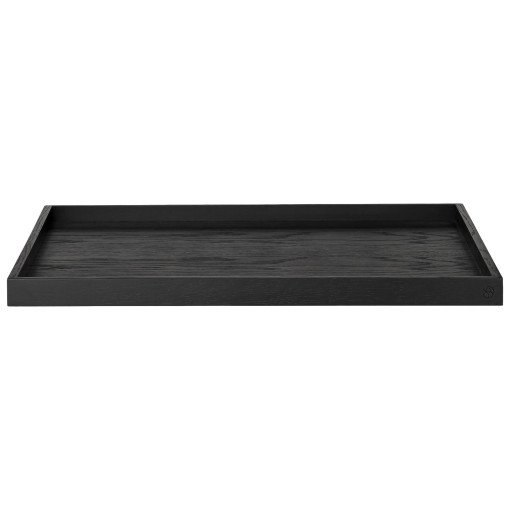 Wooden tray dienblad large zwart