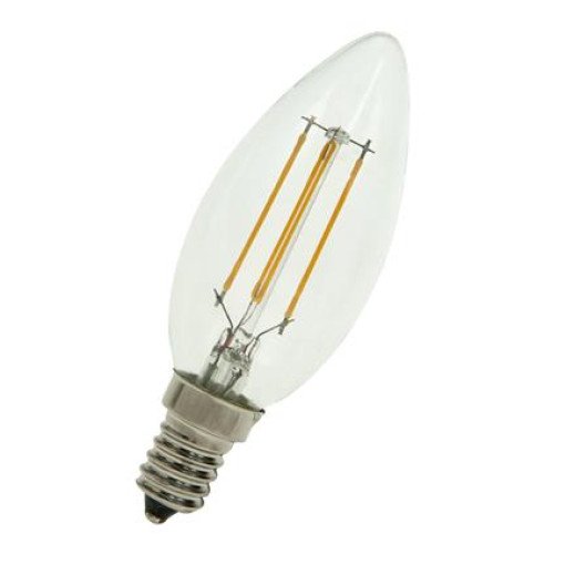 LED Filament C35 lichtbron E14 3W 2700K helder niet dimbaar