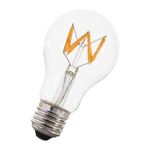 LED Filament Wave A60 lichtbron E27 5W 2200K helder dimbaar