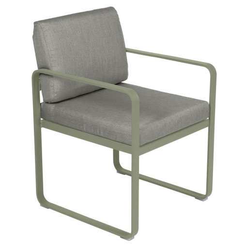 Bellevie Dining Armchair tuinstoel kussen grey taupe Cactus