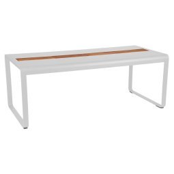 Bellevie tuintafel 196x90 met opbergruimte Cotton White