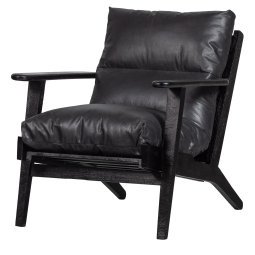 Houston fauteuil zwart