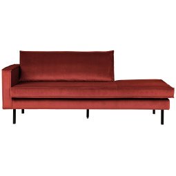 Rodeo Velvet Daybed bank links chestnut