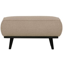 Statement hocker Boucle beige