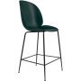 Beetle Chair barkruk 65cm met zwart onderstel groen