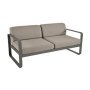 Bellevie 2-zits loungebank kussen grey taupe Rosemary