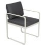 Bellevie Dining Armchair tuinstoel kussen antraciet Clay Grey