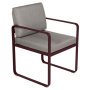 Bellevie Dining Armchair tuinstoel kussen grey taupe Black Cherry