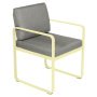 Bellevie Dining Armchair tuinstoel kussen grey taupe Frosted Lemon