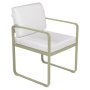 Bellevie Dining Armchair tuinstoel kussen wit Willow Green