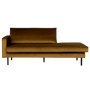 Rodeo Velvet Daybed bank links honing geel