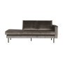 Rodeo Velvet Daybed bank rechts taupe