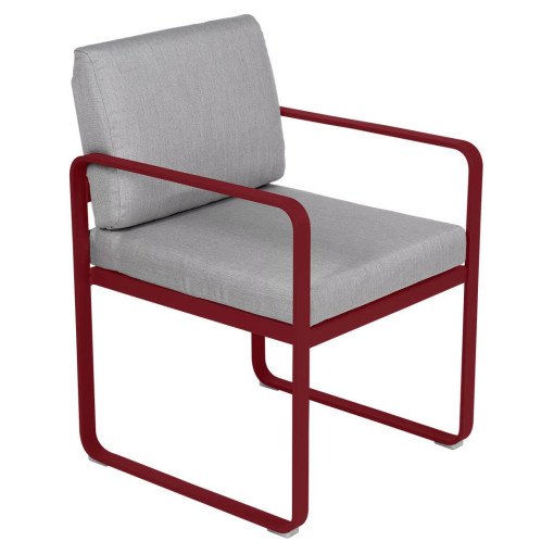 Bellevie Dining Armchair tuinstoel kussen flannelgrijs Chili