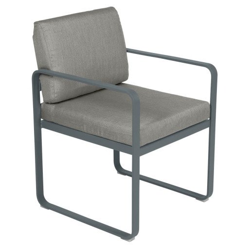 Bellevie Dining Armchair tuinstoel kussen grey taupe Storm Grey