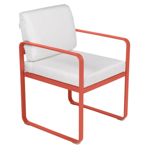 Bellevie Dining Armchair tuinstoel kussen wit Capucine