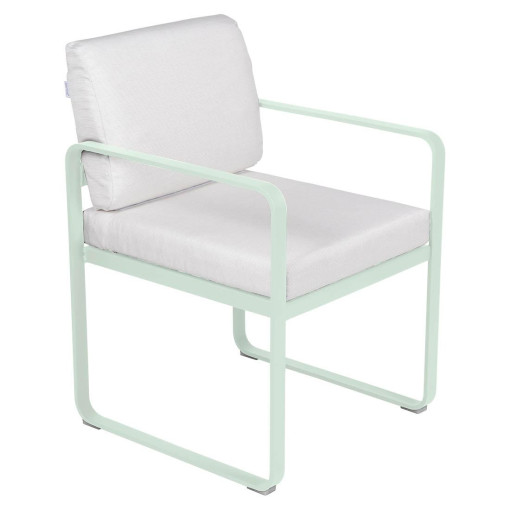 Bellevie Dining Armchair tuinstoel kussen wit Ice Mint