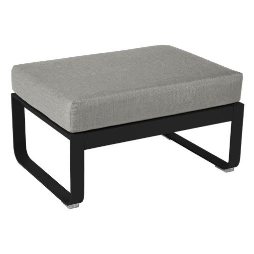 Bellevie hocker kussen grey taupe Liquorice