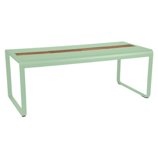 Bellevie tuintafel 196x90 met opbergruimte Opaline Green