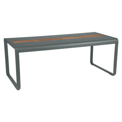 Bellevie tuintafel 196x90 met opbergruimte Storm Grey