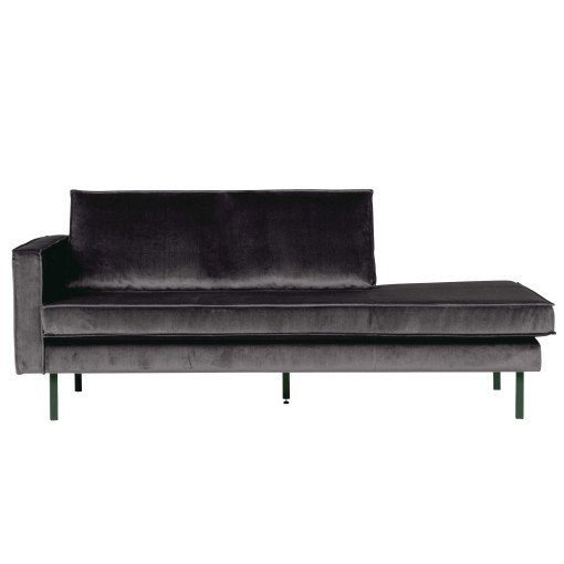 Rodeo Velvet Daybed bank links antraciet