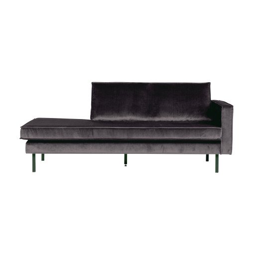 Rodeo Velvet Daybed bank rechts antraciet