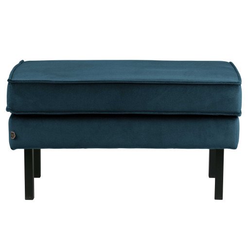 Rodeo velvet hocker blue