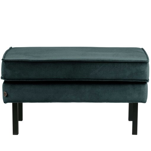 Rodeo velvet hocker teal