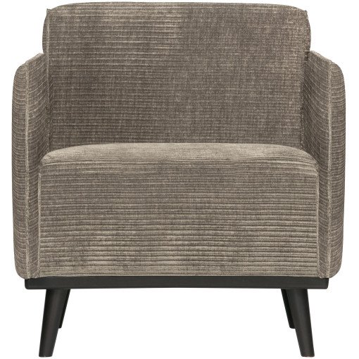 Statement fauteuil met arm rib clay