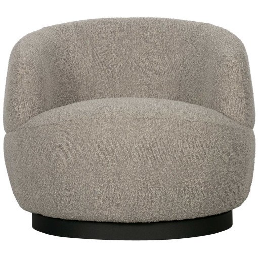 Woolly draaifauteuil naturel gemeleerd