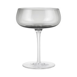 Belo coupe champagneglazen set van 2 smoke