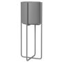 Kena bloempot small Ø22 steel gray