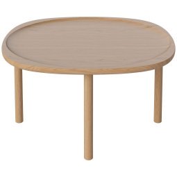 Trace salontafel Ø75 H38 naturel geolied eiken