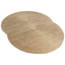 Zen Rounded vloerkleed 300x377 beige