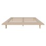 Haven bed 186x230 wit gepigmenteerd geolied eiken