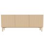 Silent dressoir wood, wit gepigmenteerd geolied eiken