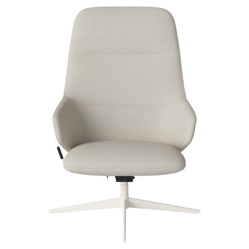 Clara fauteuil tone in tone White / Ascot Beige