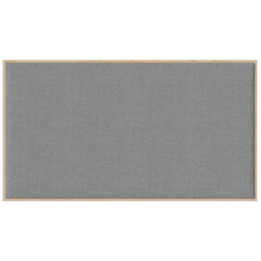 Elton hoofdbord 92x51 wit gepigmenteerd eiken Soil lichtgrijs